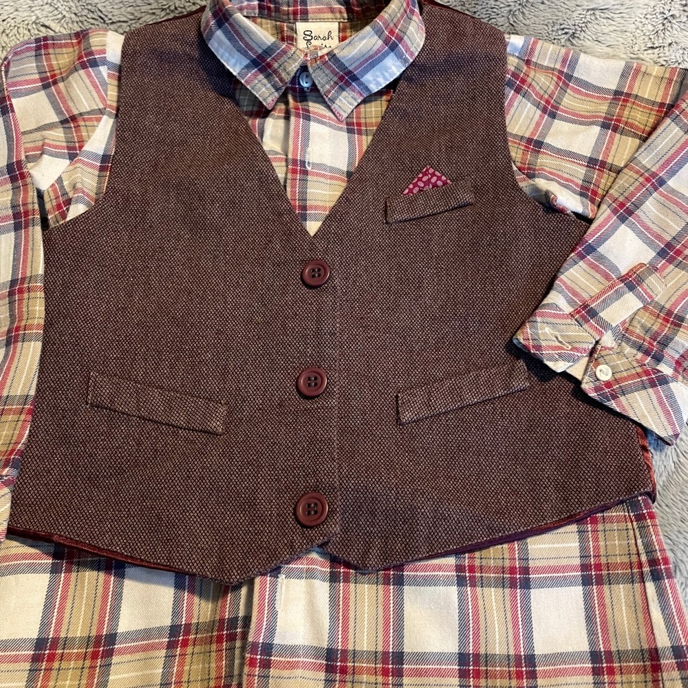 Sarah Louise Shirt and vest!!